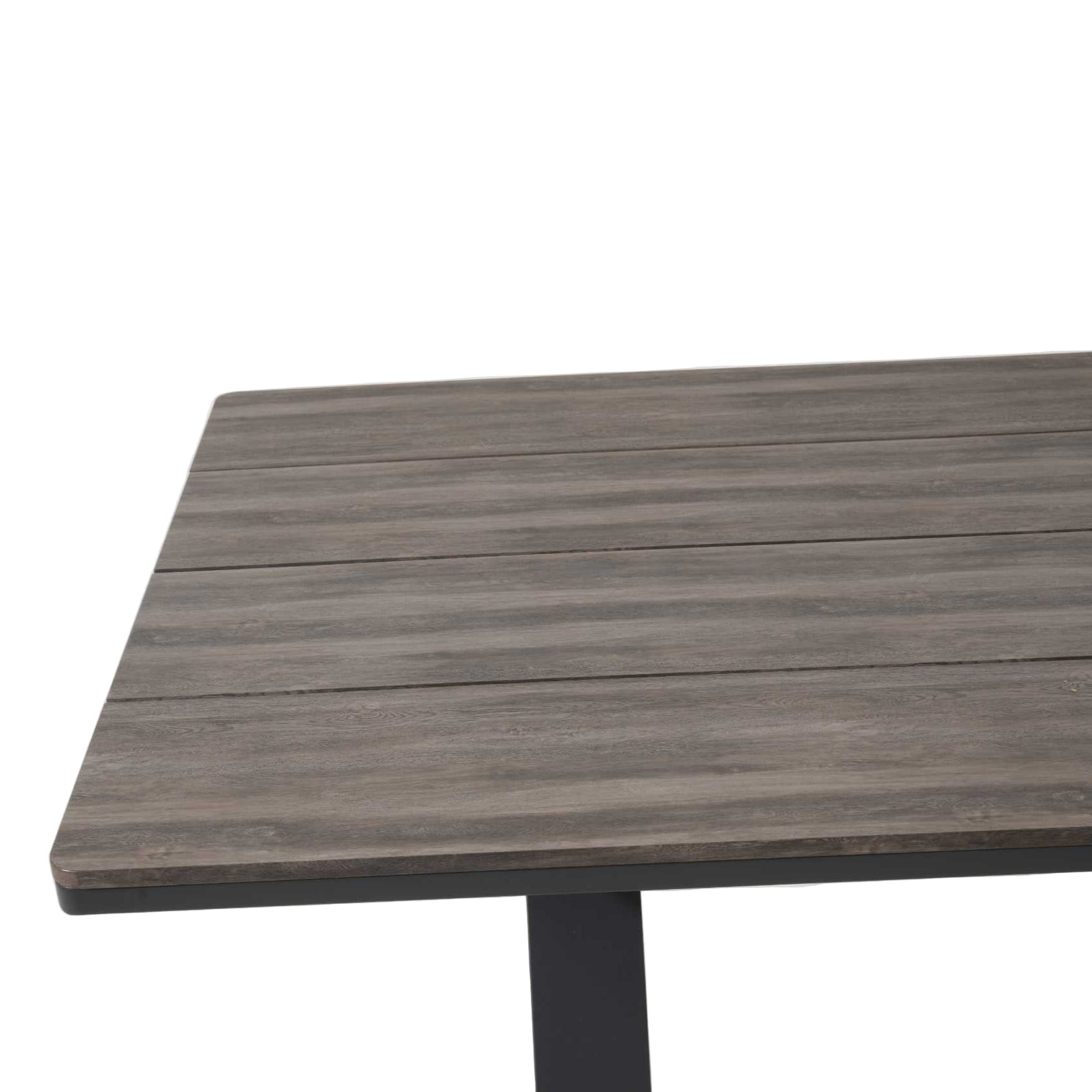 Altona Walnut Outdoor Dining Table - Grey Legs Outdoor Table Aim WS-Local