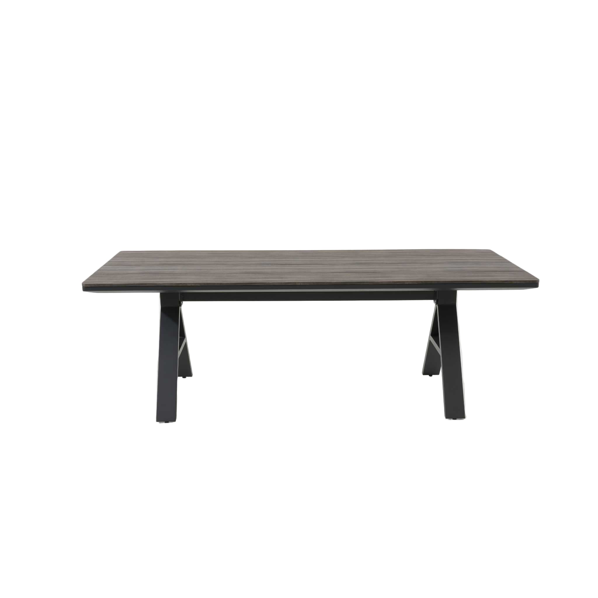 Altona Walnut Outdoor Dining Table - Grey Legs Outdoor Table Aim WS-Local
