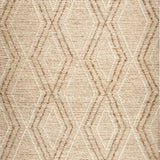 Amelia 240cm x320cm Boho Textured Hypo-Allergenic Wool Rug - Beige Rug Mos-Local   