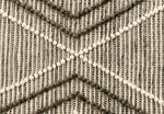 Amelia 200cm x290cm Boho Textured Hypo-Allergenic Wool Rug - Charcoal Rug Mos-Local   