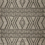 Amelia Tribal Textured Hypo-Allergenic Wool Rug - Charcoal Rug Mos-Local 155 cm x 225 cm