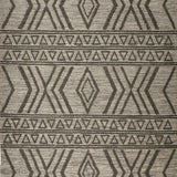 Amelia 240cm x320cm Tribal Textured Hypo-Allergenic Wool Rug - Charcoal Rug Mos-Local   