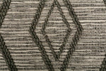 Amelia 240cm x320cm Tribal Textured Hypo-Allergenic Wool Rug - Charcoal