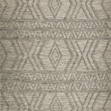 Amelia 300cm x400cm Tribal Textured Hypo-Allergenic Wool Rug - Grey Rug Mos-Local   