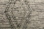 Amelia 300cm x400cm Tribal Textured Hypo-Allergenic Wool Rug - Grey