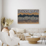 Ancestors In The Sky, Yellow Earthy Tone, By Domica Hill Wall Art Gioia-Local