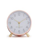 Angelina Silent Alarm Clock - Blush Clock Onesix-Local   