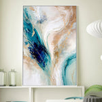 Aqua Currents, By Alpenglow Workshop Wall Art Gioia-Local