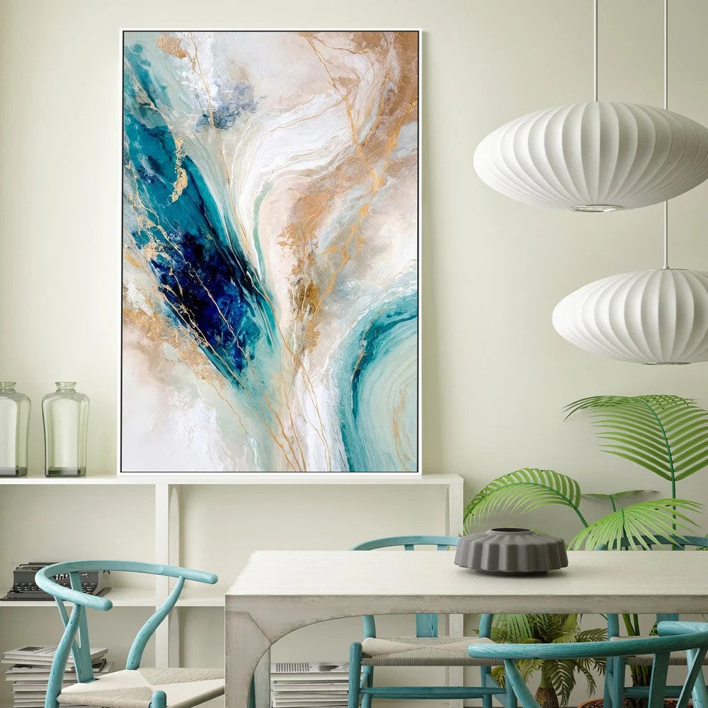 Aqua Currents, By Alpenglow Workshop Wall Art Gioia-Local