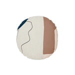 Ex Display - Arles Round Cushion - Toffee with Feather Inserts Cushion Warran-Local