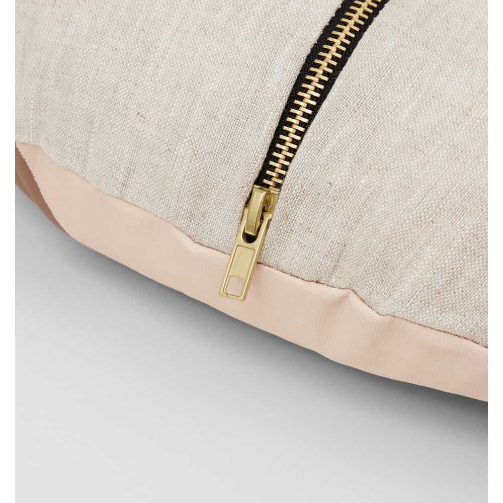 Ex Display - Arles Round Cushion - Toffee with Feather Inserts Cushion Warran-Local