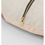 Ex Display - Arles Round Cushion - Toffee with Feather Inserts Cushion Warran-Local