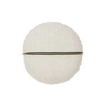 Ex Display - Arles Round Cushion - Toffee with Feather Inserts Cushion Warran-Local