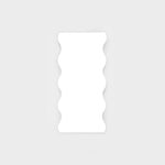 Artemis 165cm Wave Mirror - White Mirror Warran-Local