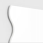 Artemis 165cm Wave Mirror - White Mirror Warran-Local