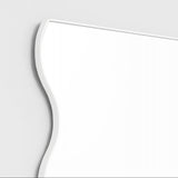 Artemis 165cm Wave Mirror - White Mirror Warran-Local