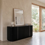 Arvena 1.73m Sideboard Unit - Black Stain Buffet & Sideboard Cube Home-Core