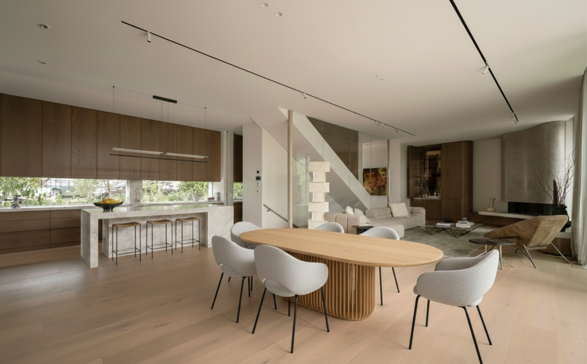 Arvena 2.8m Oval Dining Table - Natural Dining Table Cube Home-Core