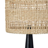 Aun Floor Lamp - Natural & Black Lighting Albi-Local   