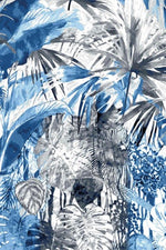 Avatar 200cm x 285cm Night Snow Jungle Art Indoor and Outdoor Rugs - Blue Grey