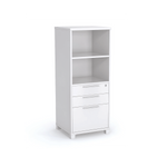 Axis Tower Bookcase - White Filing Cabinet OLGY-Local
