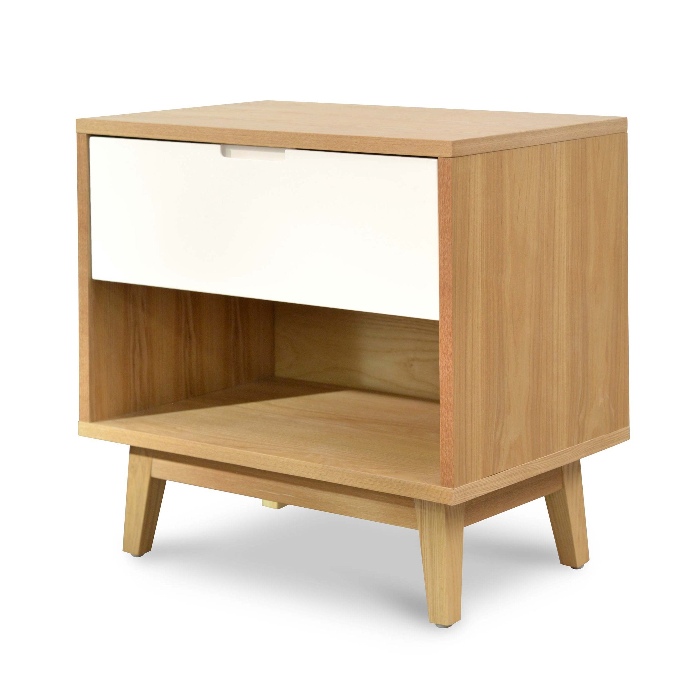 Ex Display - Iris Bedside Table - Natural Bedside Table Dwood-Core