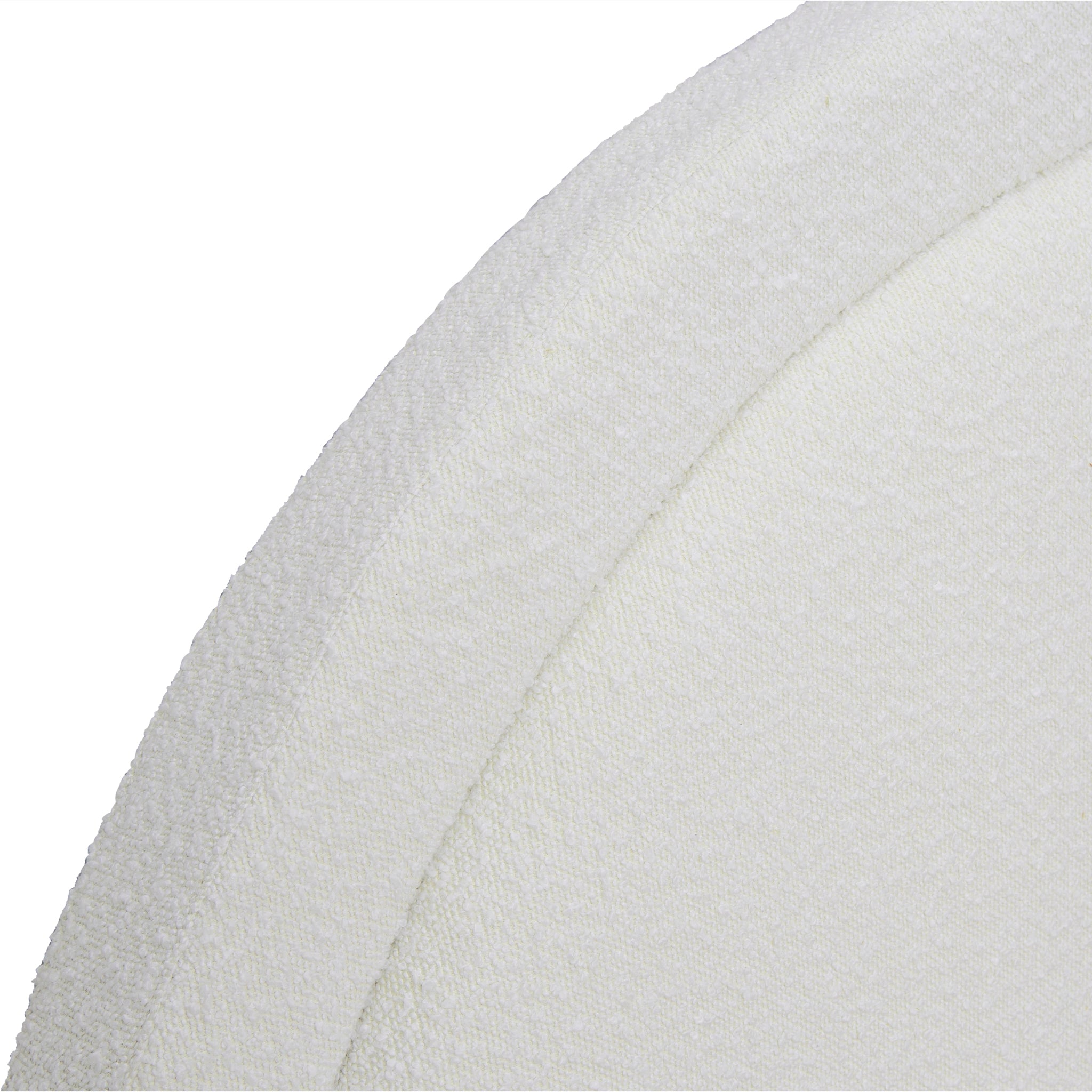 Antoni Queen Bed Frame - Antique White Boucle with Storage Bed Frame YoBed-Core   