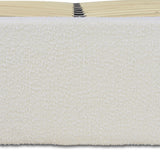 Antoni Queen Bed Frame - Antique White Boucle with Storage Bed Frame YoBed-Core   