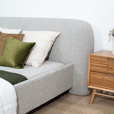 Reko Queen Bed Frame - Clay Grey Queen Bed YoBed-Core