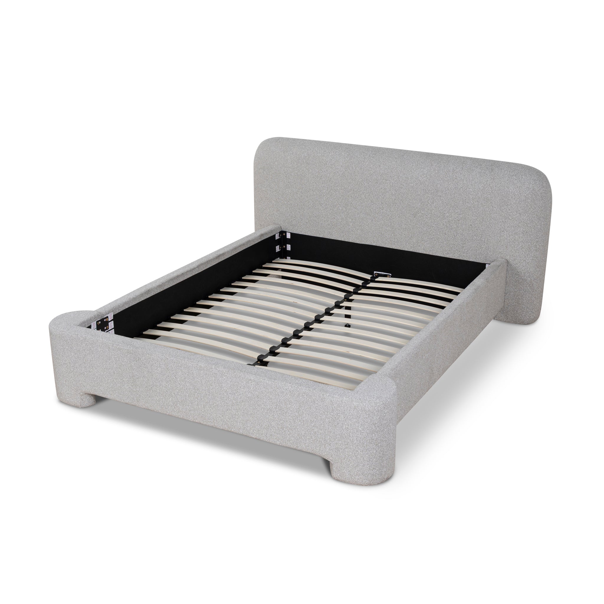 Reko Queen Bed Frame - Clay Grey Queen Bed YoBed-Core