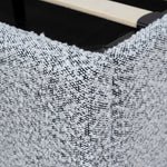 Ex Display - Valmira Queen Bed Frame - Pepper Boucle with Storage Queen Bed YoBed-Core