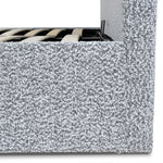 Ex Display - Valmira Queen Bed Frame - Pepper Boucle with Storage Queen Bed YoBed-Core