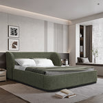 Jamar Queen Bed Frame - Hunter Green Queen Bed Ming-Core