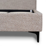 Meredith King Bed Frame - Stonish Beige Bed Frame YoBed-Core