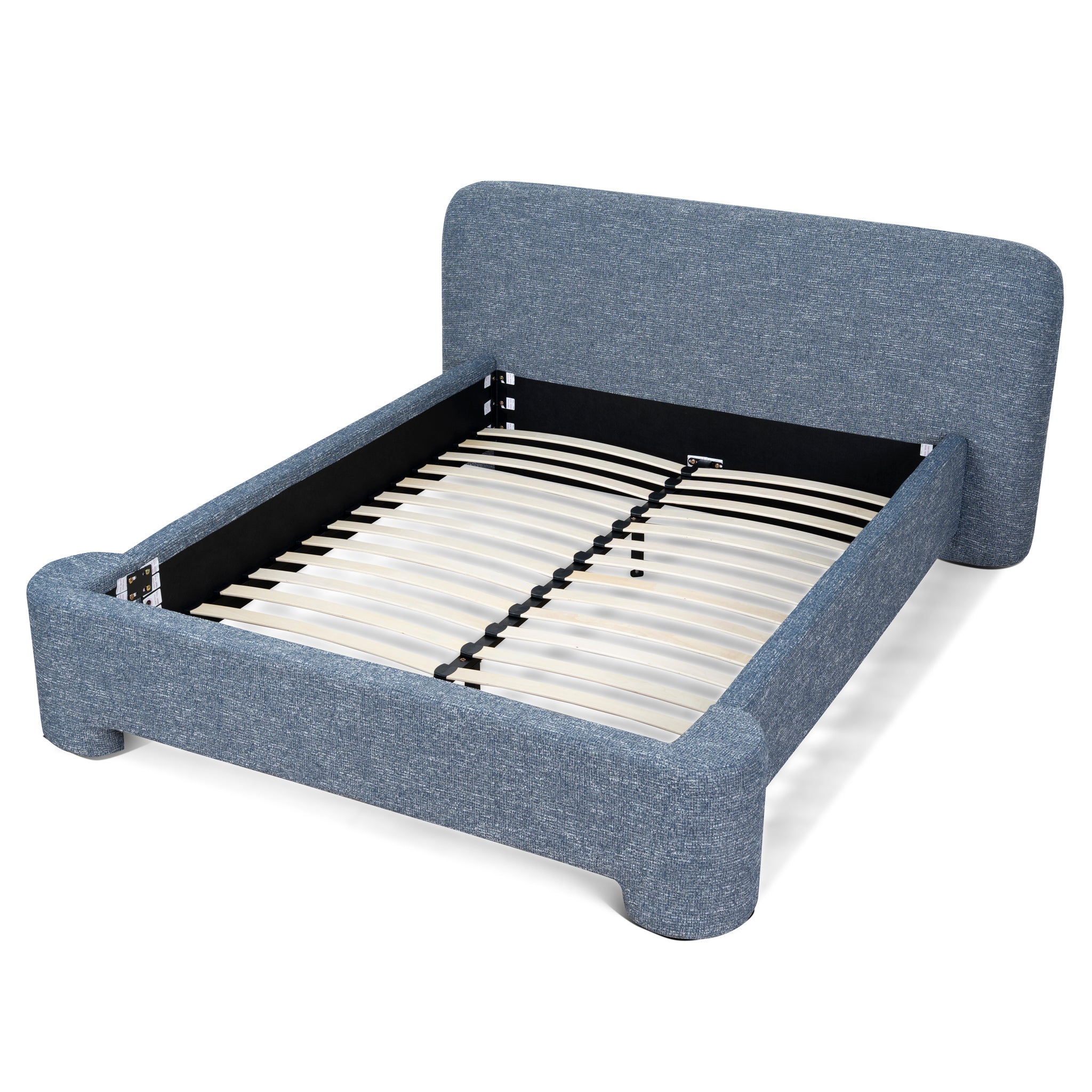 Reko Queen Bed Frame - Prussian Blue | Interior Secrets