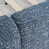 Reko Queen Bed Frame - Prussian Blue Queen Bed YoBed-Core