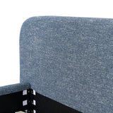 Reko Queen Bed Frame - Prussian Blue Queen Bed YoBed-Core