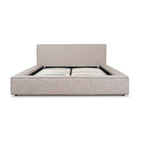 Castillo Queen Bed Frame - Stonish Beige Queen Bed YoBed-Core