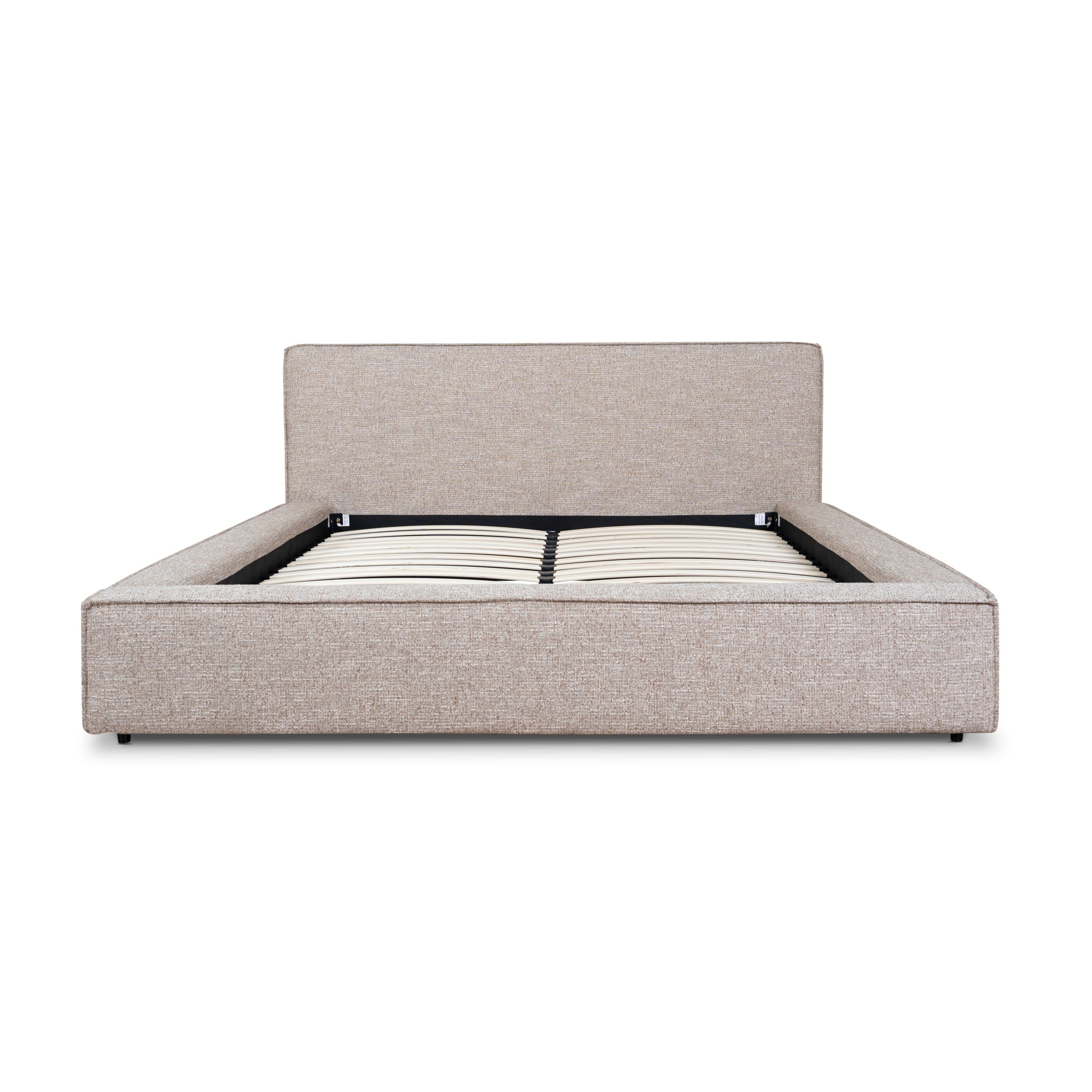 Castillo Queen Bed Frame - Stonish Beige Queen Bed YoBed-Core