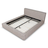 Castillo Queen Bed Frame - Stonish Beige Queen Bed YoBed-Core