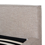 Castillo Queen Bed Frame - Stonish Beige Queen Bed YoBed-Core