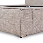 Castillo Fabric King Bed Frame - Stonish Beige King Bed YoBed-Core
