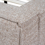 Castillo Fabric King Bed Frame - Stonish Beige King Bed YoBed-Core