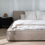 Castillo Queen Bed Frame - Stonish Beige Queen Bed YoBed-Core