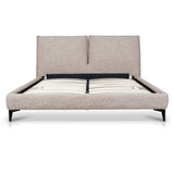 Celeste Fabric Queen Bed Frame - Stonish Beige Bed Frame YoBed-Core