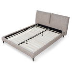 Celeste Fabric Queen Bed Frame - Stonish Beige Bed Frame YoBed-Core