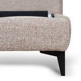 Celeste Fabric Queen Bed Frame - Stonish Beige Bed Frame YoBed-Core