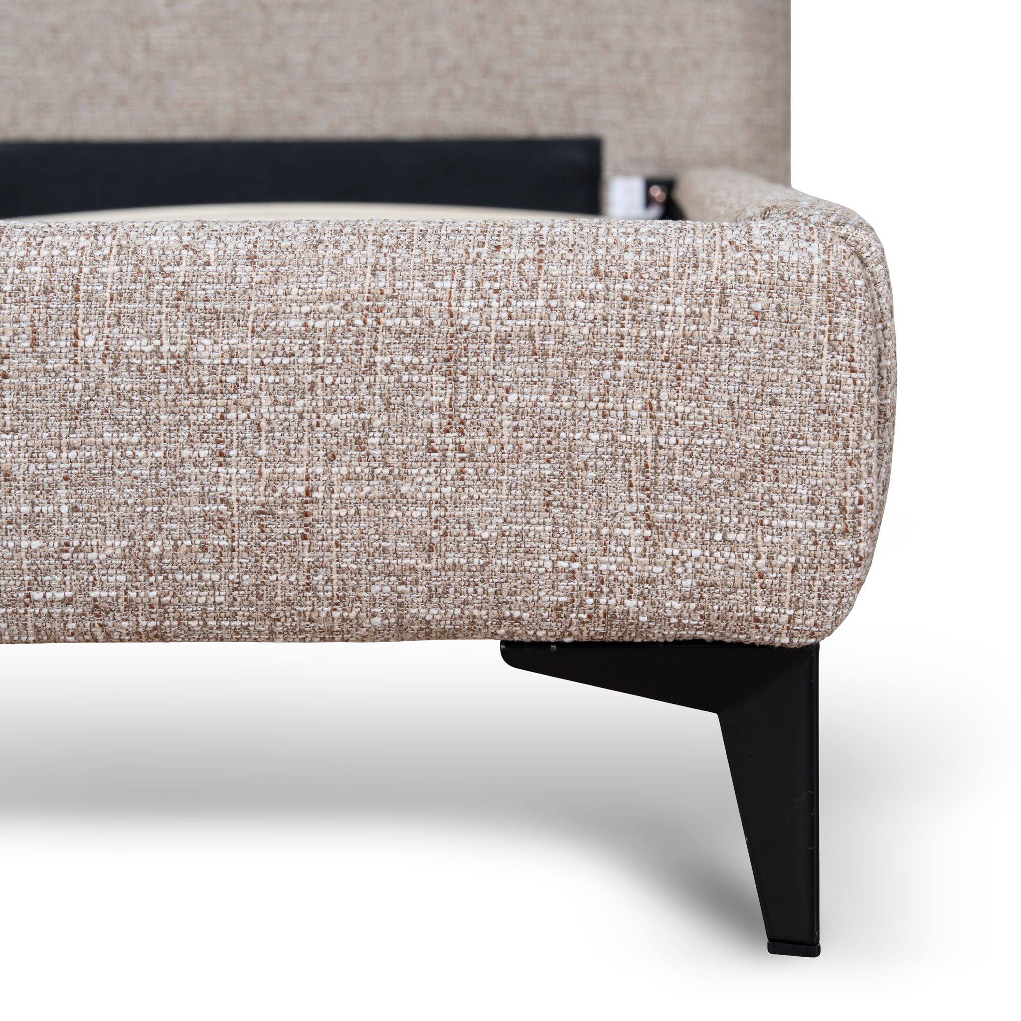 Celeste Fabric Queen Bed Frame - Stonish Beige Bed Frame YoBed-Core