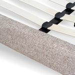 Celeste Fabric Queen Bed Frame - Stonish Beige Bed Frame YoBed-Core