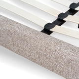 Celeste Fabric Queen Bed Frame - Stonish Beige Bed Frame YoBed-Core